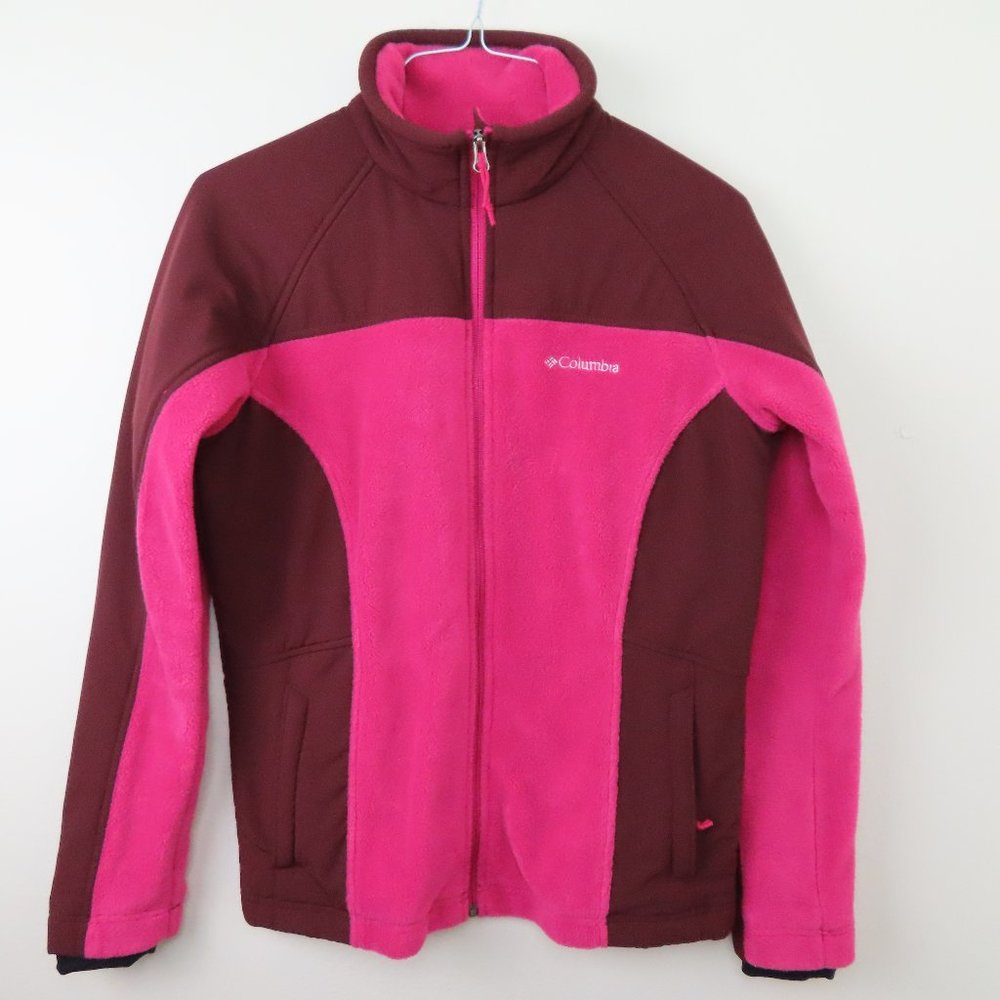 Columbia lightly lined Zip up Fleece Jacket Size L